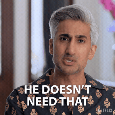 A Man Says He Does N't Need That In A Netflix Advertisement GIF