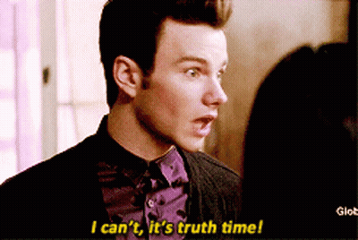 A Man Says I Can 'T It 'S Truth Time While Talking To A Woman GIF