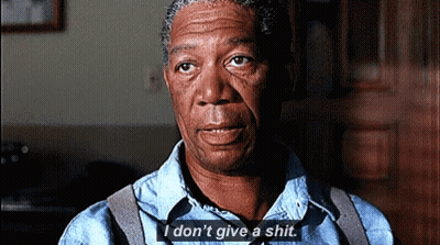 A Man Says I Don 'T Give A Shit In A Video GIF