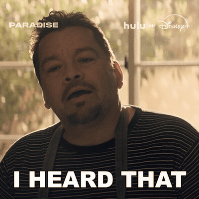 A Man Says I Heard That In Front Of A Disney Logo GIF