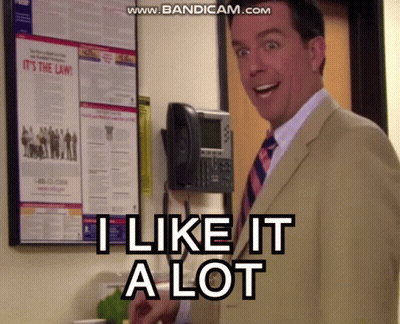 A Man Says I Like It A Lot In Front Of A Phone GIF