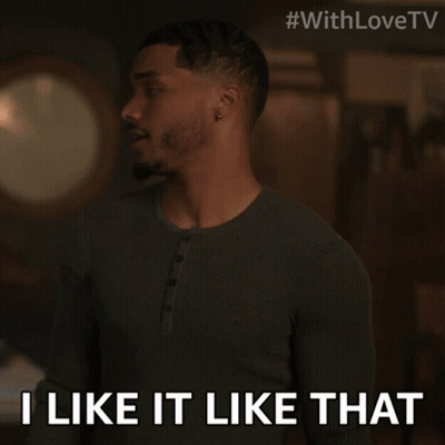 A Man Says " I Like It Like That " In An Animated Gif