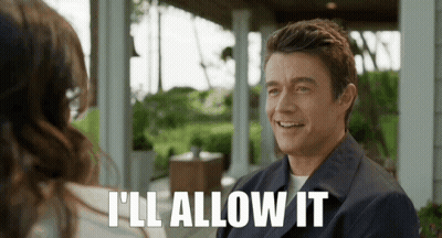 A Man Says I 'Ll Allow It While Smiling GIF