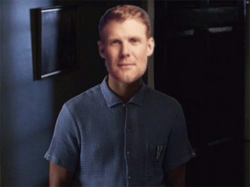 A Man Says I 'M Not A Smart Man In A Dark Room GIF