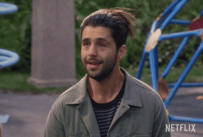 A Man Says I 'M Not Crying In Front Of A Netflix Logo GIF