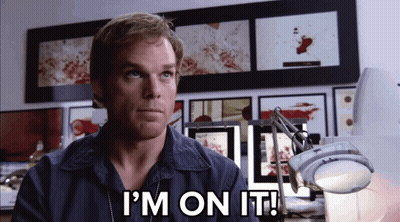 A Man Says I 'M On It While Looking At Something GIF