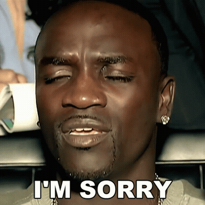 A Man Says I 'M Sorry In Front Of His Face GIF