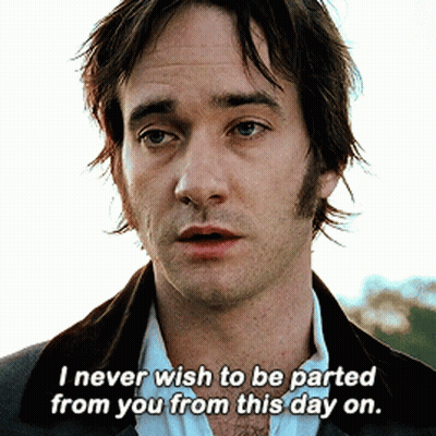 A Man Says " I Never Wish To Be Parted From You From This Day On .. " GIF