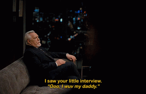 A Man Says " I Saw Your Little Interview Ooo I Wuv My Daddy " GIF