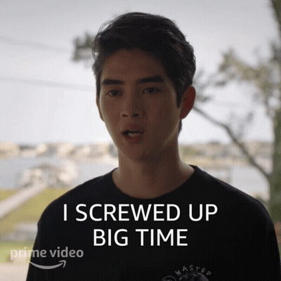 A Man Says I Screwed Up Big Time On A Prime Video Ad GIF