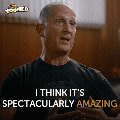 A Man Says " I Think It 'S Spectacularly Amazing " GIF
