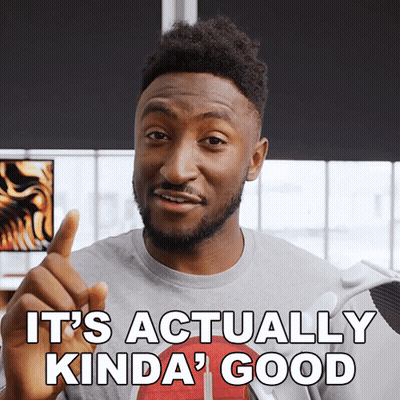 A Man Says It 'S Actually Kinda Good With His Finger GIF