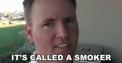 A Man Says It 'S Called A Smoker Next To A Grill GIF