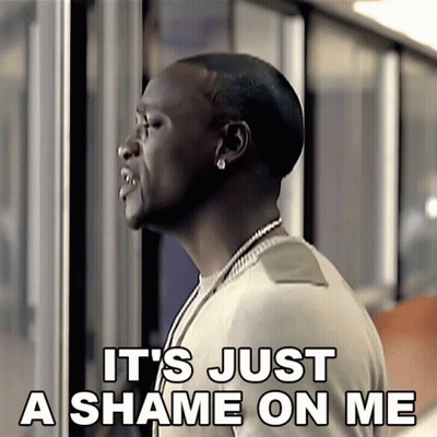 A Man Says It 'S Just A Shame On Me On A Screen GIF