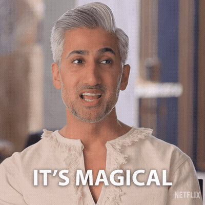 A Man Says It 'S Magical While Wearing A White Shirt GIF