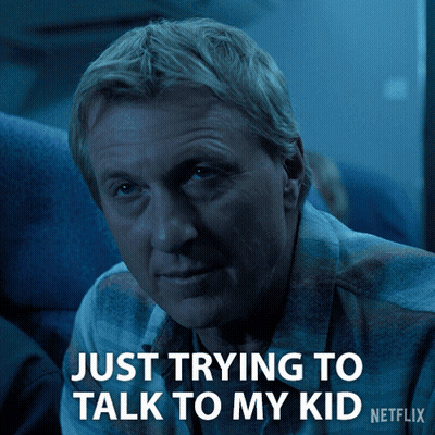 A Man Says Just Trying To Talk To My Kid On Netflix GIF