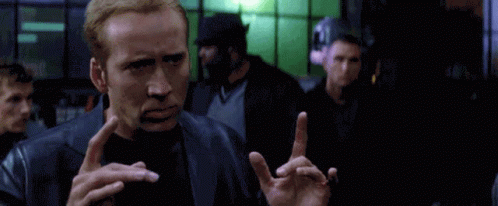 A Man Says " Ok Let 'S Ride " In A Blurry Photo GIF