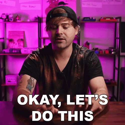 A Man Says Okay Let 'S Do This With His Hands GIF