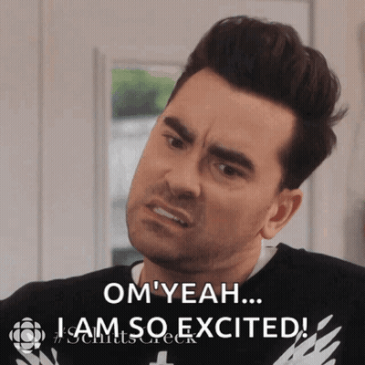 A Man Says Om Yeah I Am So Excited On A Screen GIF