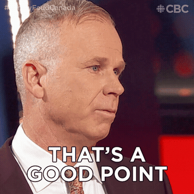 A Man Says That 'S A Good Point GIF