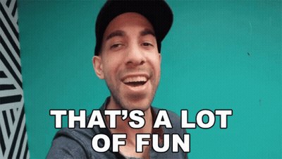 A Man Says That 'S A Lot Of Fun While Wearing A Hat GIF