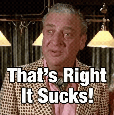 A Man Says That 'S Right It Sucks GIF