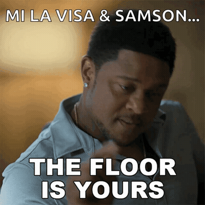 A Man Says The Floor Is Yours In A Meme GIF