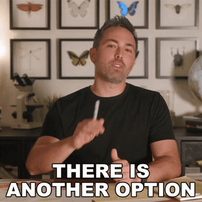 A Man Says There Is Another Option While Holding A Pen In His Hand GIF