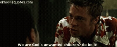 A Man Says We Are God 'S Unwanted Children GIF