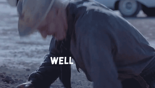 A Man Says Well That 'S Too Next To A White Car GIF