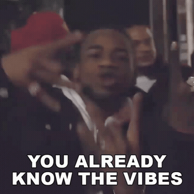A Man Says " You Already Know The Vibes " In A Video GIF
