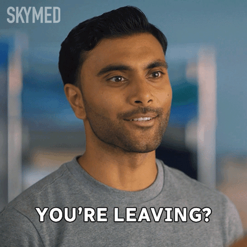 Man Says You're Leaving In Front Of SkyMed Ad GIF