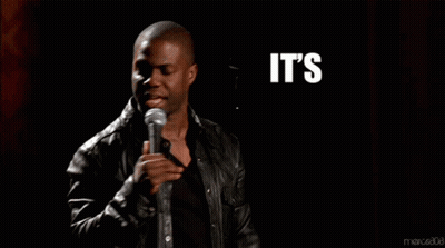 A Man Singing Into A Microphone With The Words It 'S About To Go Down Above Him GIF