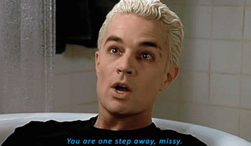 Man In Bathtub With You Are One Step Away Missy GIF