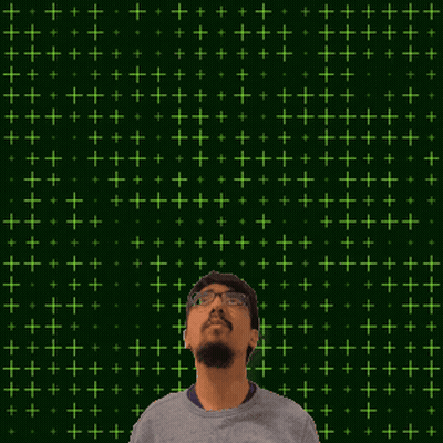 A Man Stands In Front Of A Screen With The Number 11 On It GIF