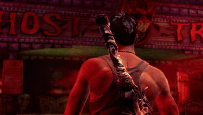 A Man Stands In Front Of A Sign That Reads Host GIF