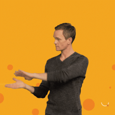 A Man Stands In Front Of An Orange Background With The Words " Don 'T Tell Me What To Do " Written On It GIF