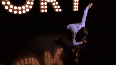 A Man Stands In Front Of The Word Kurt GIF