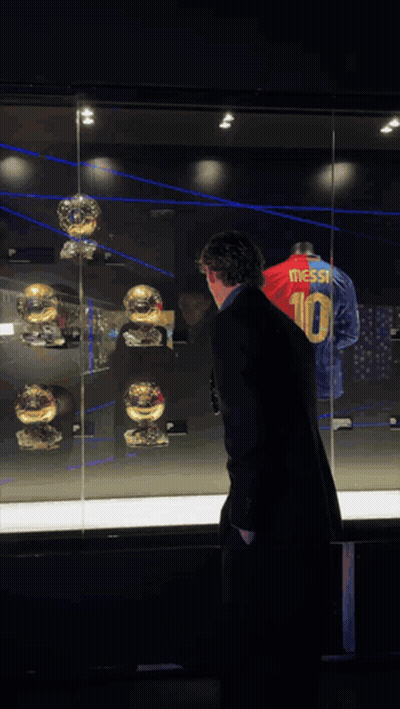 A Man Watching A Soccer Game With The Words Crazy Una Bogeria On The Bottom GIF