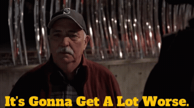 A Man Wearing A Baseball Cap With The Letter S On It GIF