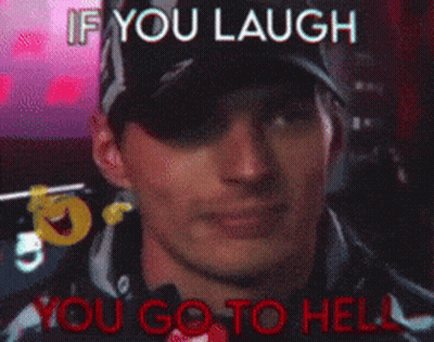 A Man Wearing A Baseball Cap With The Words If You Laugh You Go To Hell GIF