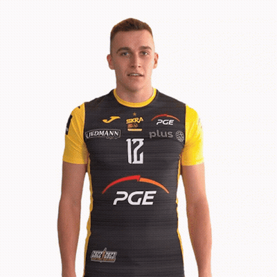 A Man Wearing A Black And Yellow Pge Jersey GIF