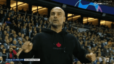 A Man Wearing A Black Dsquared2 Sweatshirt Stands In Front Of A Crowd GIF