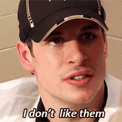A Man Wearing A Black Hat Says I Don 'T Like Them GIF