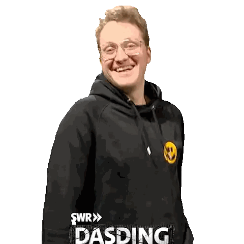 A Man Wearing A Black Hoodie With A Yellow Smiley Face On It Sticker