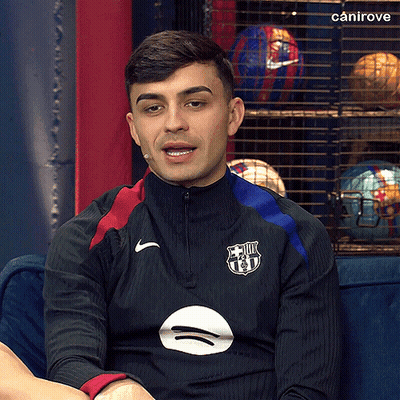 A Man Wearing A Black Nike Sweatshirt With A Fcb Logo On It GIF