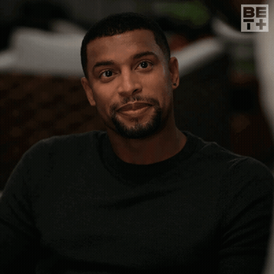 A Man Wearing A Black Shirt Says All Bets Are Off GIF