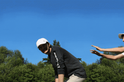 A Man Wearing A Black Shirt That Says " America " On The Arm GIF