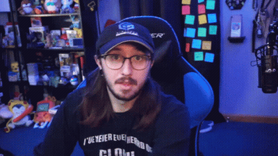 A Man Wearing A Black Shirt That Says I 'Ve Never Ever Heard Of Clouds GIF