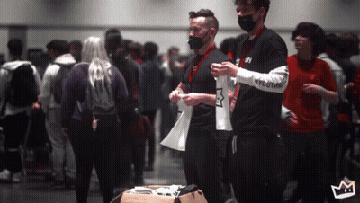 A Man Wearing A Black T-Shirt That Says ' Nly ' On It GIF